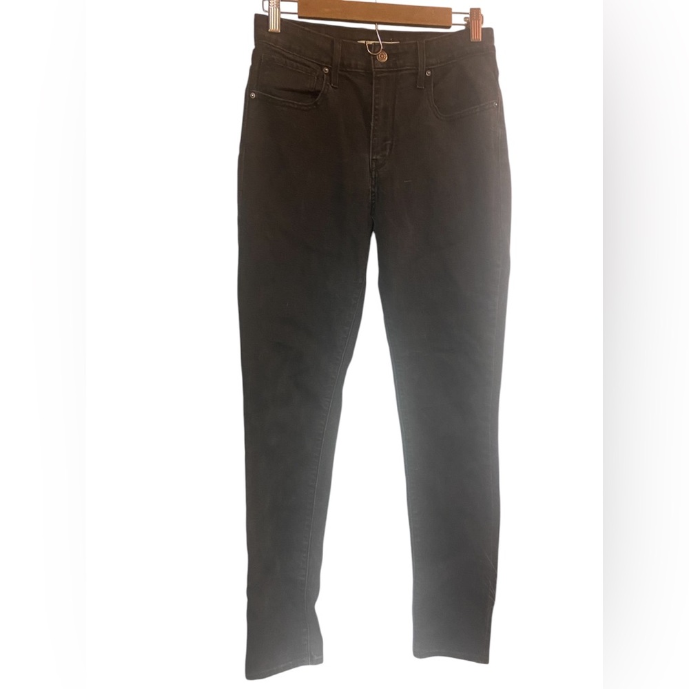 Levi Strauss high rise skinny 721 black wash denim Jeans ladies 30 5 pocket